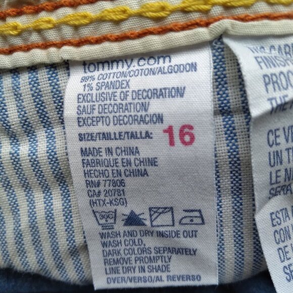 'Stretch Low-Rise Boot' Jeans * Buttoned Back Flap Pockets * Fun Stitching Sz16 - Picture 6 of 10